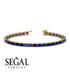 Emerald Cut Sapphire Tennis Bracelet - Rachel No. 13 image 6