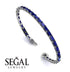 Emerald Cut Sapphire Tennis Bracelet - Rachel No. 15 image 3