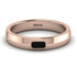 Emerald Cut Black Diamond Band - Londyn No. 8 image 1