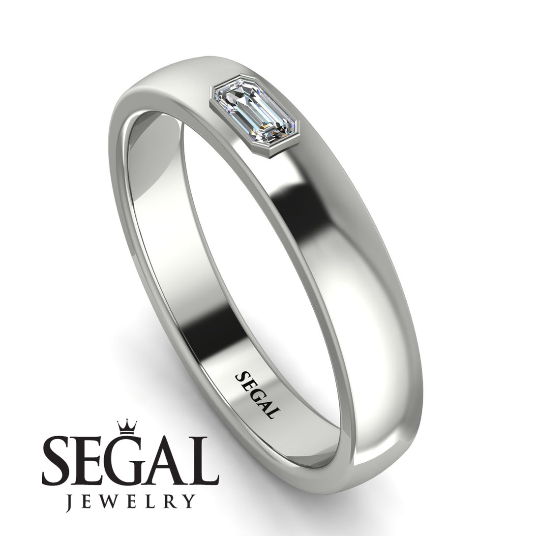 Emerald Cut Diamond Band - Londyn No. 3