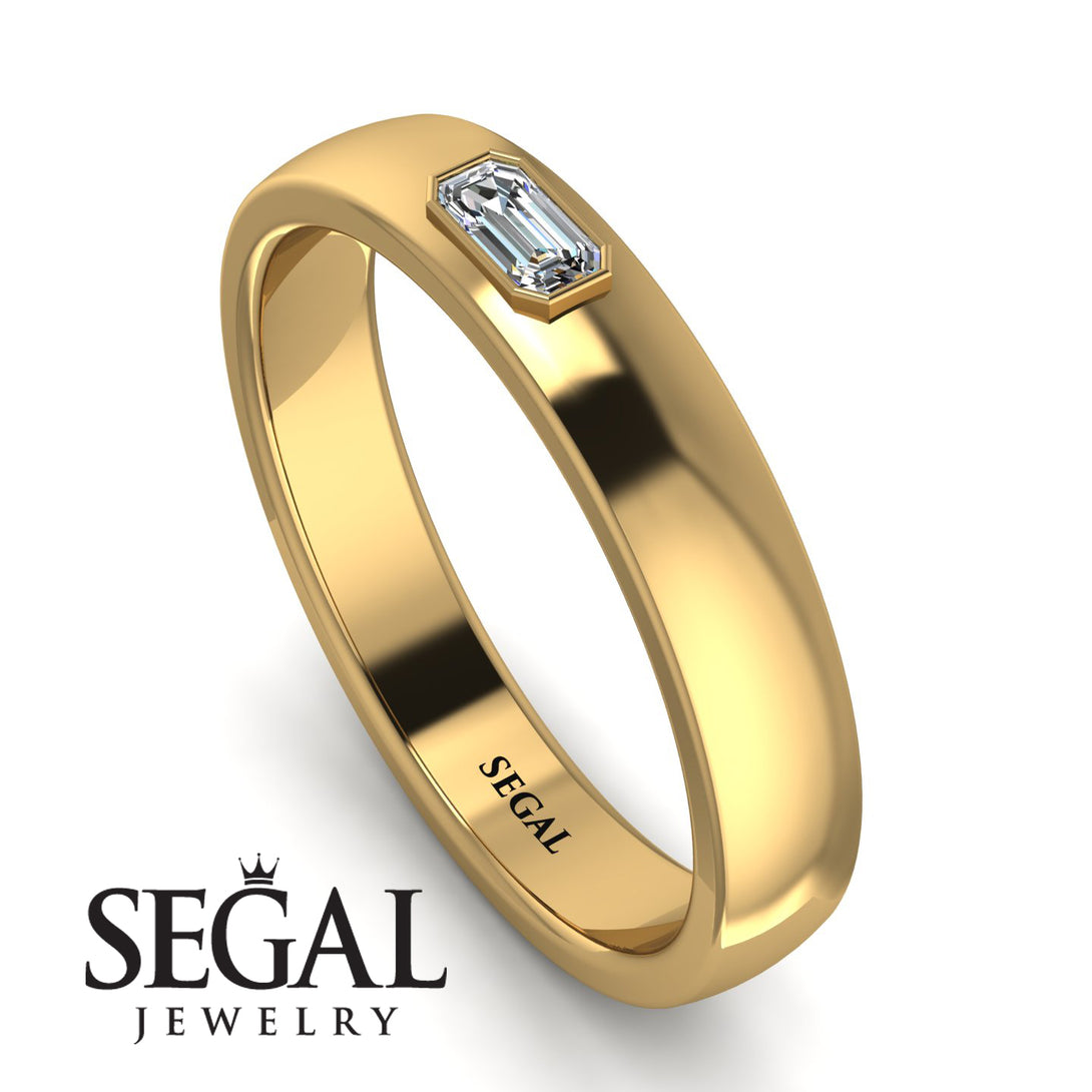 Emerald Cut Diamond Band - Londyn No. 1