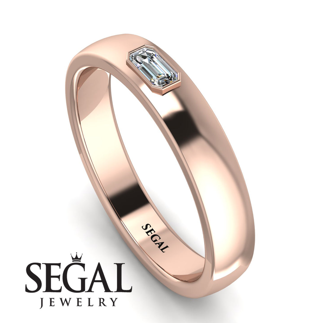 Emerald Cut Diamond Band - Londyn No. 2