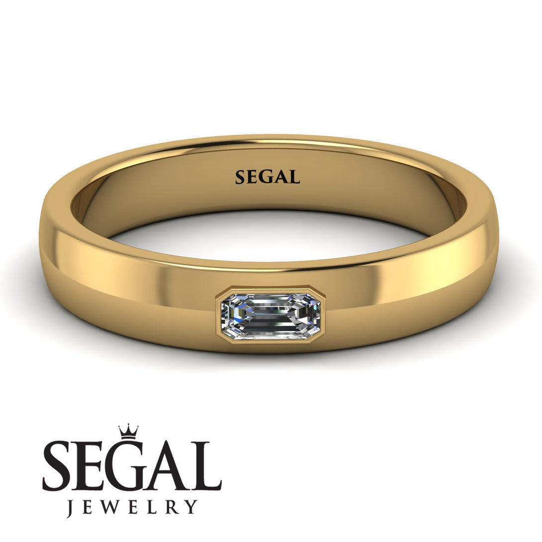 Emerald Cut Diamond Band - Londyn No. 1