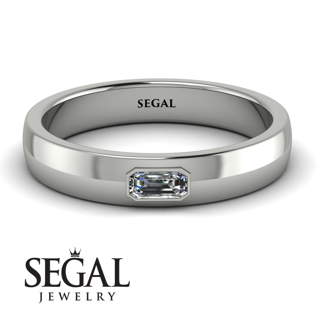 Emerald Cut Diamond Band - Londyn No. 3