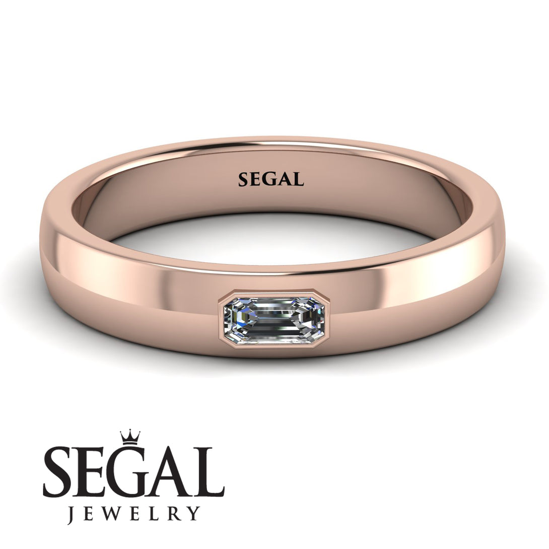 Emerald Cut Diamond Band - Londyn No. 2