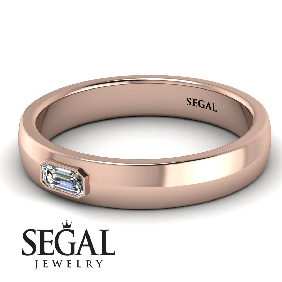 Emerald Cut Diamond Band - Londyn No. 2