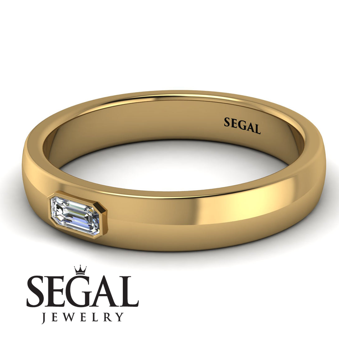 Emerald Cut Diamond Band - Londyn No. 1