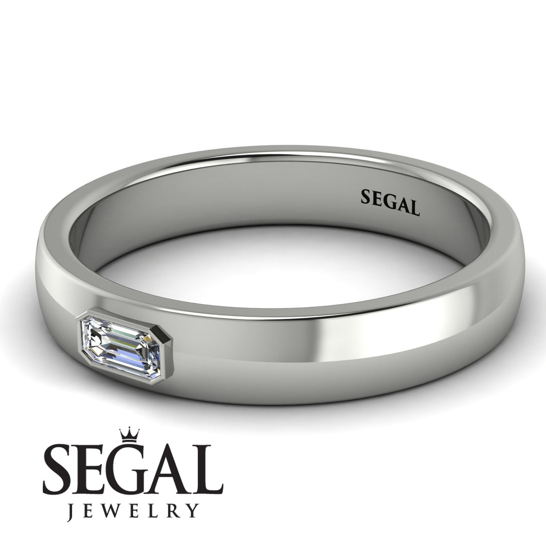 Emerald Cut Diamond Band - Londyn No. 3