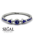 Minimalist Geometric Sapphire Ring - Kimberly No. 75 image 2