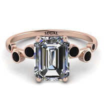 Emerald Cut Diamond Ring With Bezel - Alina No. 32 image 1