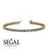 Emerald Cut Diamond Tennis Bracelet - Rachel No. 1