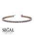 Emerald Cut Diamond Tennis Bracelet - Rachel No. 2