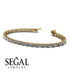 Emerald Cut Diamond Tennis Bracelet - Rachel No. 1