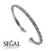 Emerald Cut Diamond Tennis Bracelet - Rachel No. 3