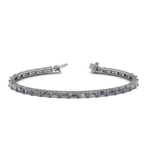 Emerald Cut Diamond Tennis Bracelet - Rachel No. 3 image 1