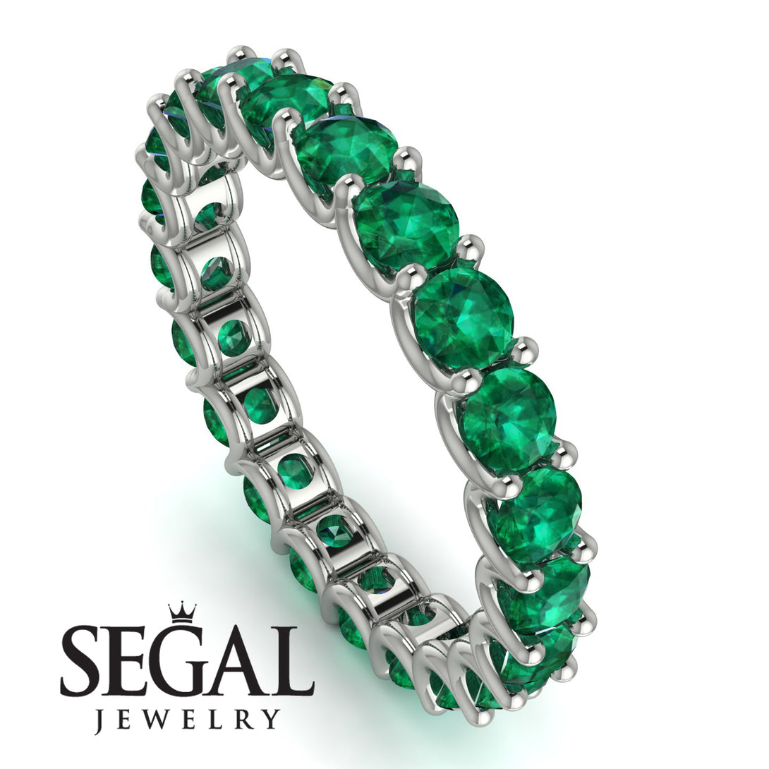 Emerald Eternity Ring - Jayla No. 6