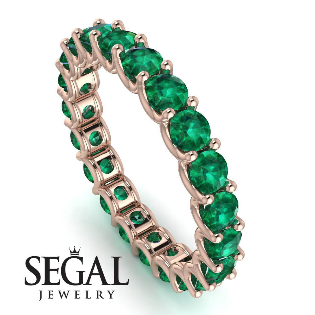 Emerald Eternity Ring - Jayla No. 5