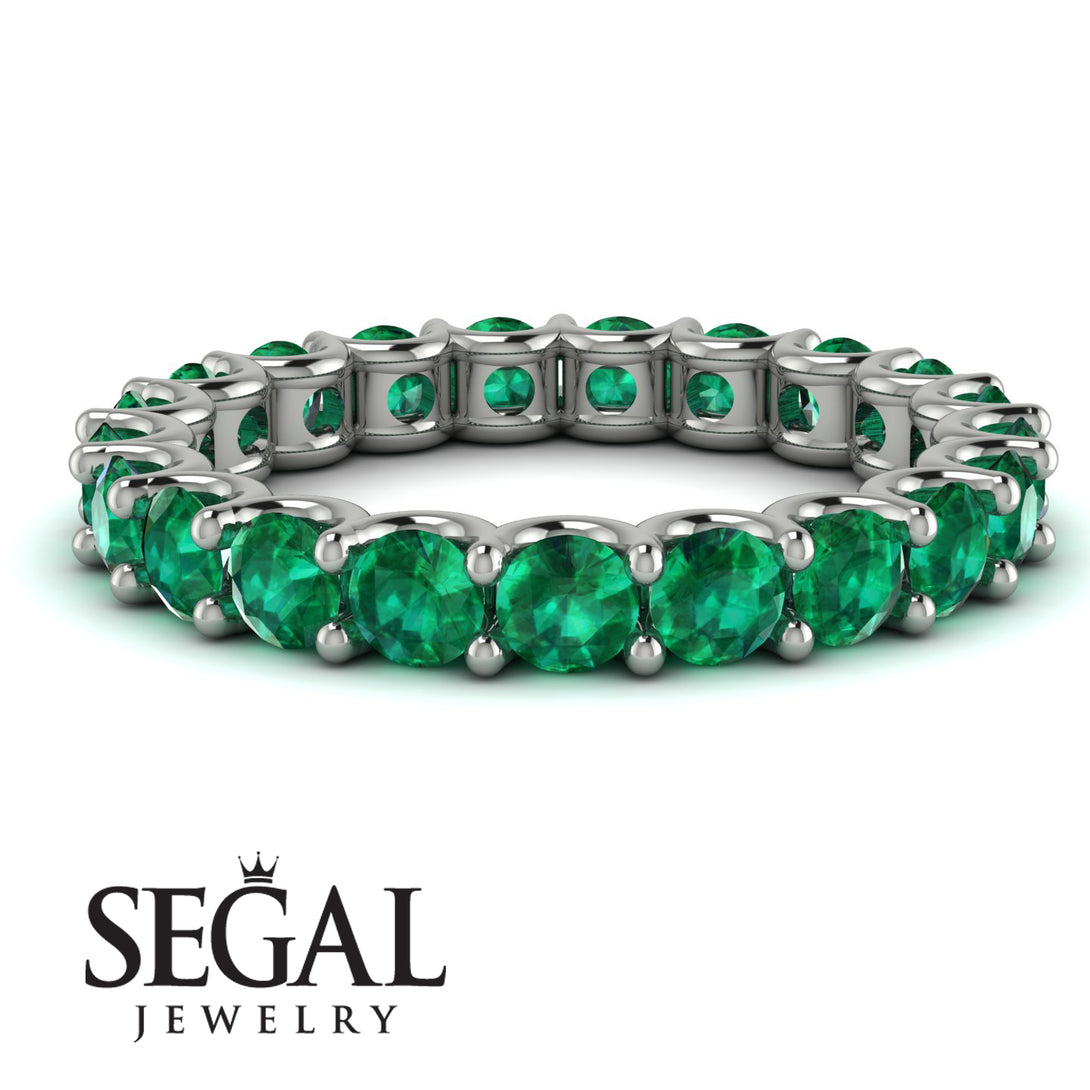 Emerald Eternity Ring - Jayla No. 6