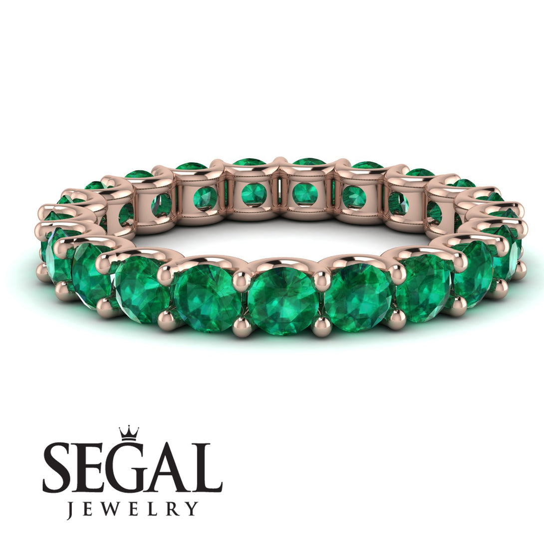 Emerald Eternity Ring - Jayla No. 5