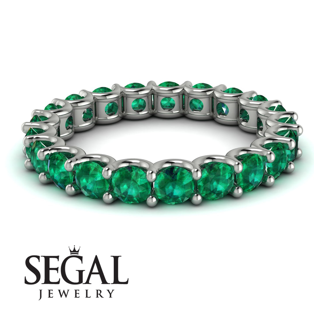 Emerald Eternity Ring - Jayla No. 6