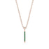 Emerald Stick Pendant - Kate No. 5