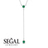 Emerald Tie Necklace - Alma No. 6