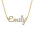 Diamond Gold Name Necklace - Emily image 1