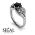 Two Seasons Flower Ring Black Diamond Ring- Bella no. 9 image 7