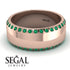 Eternity Emerald Wedding Band - Benjamin No. 5