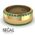 Eternity Emerald Wedding Band - Benjamin No. 4