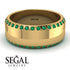 Eternity Emerald Wedding Band - Benjamin No. 4