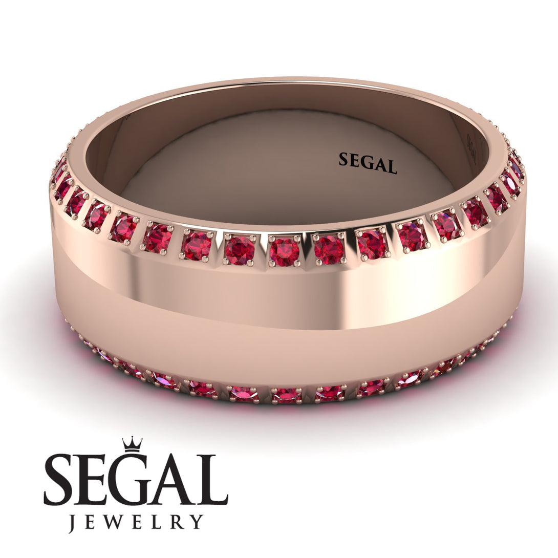Eternity Ruby Wedding Band - Benjamin No. 11