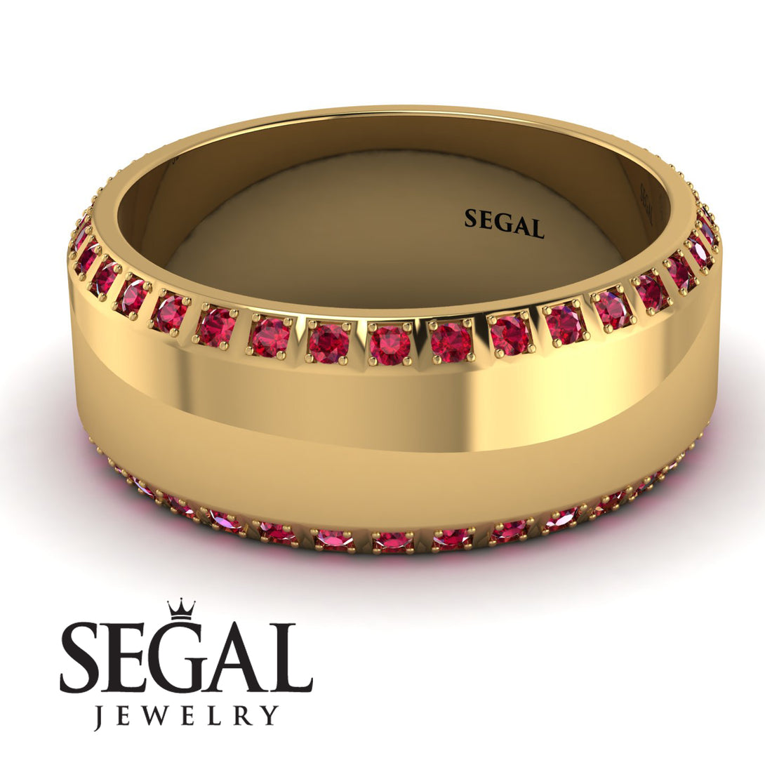 Eternity Ruby Wedding Band - Benjamin No. 10