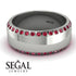 Eternity Ruby Wedding Band - Benjamin No. 12