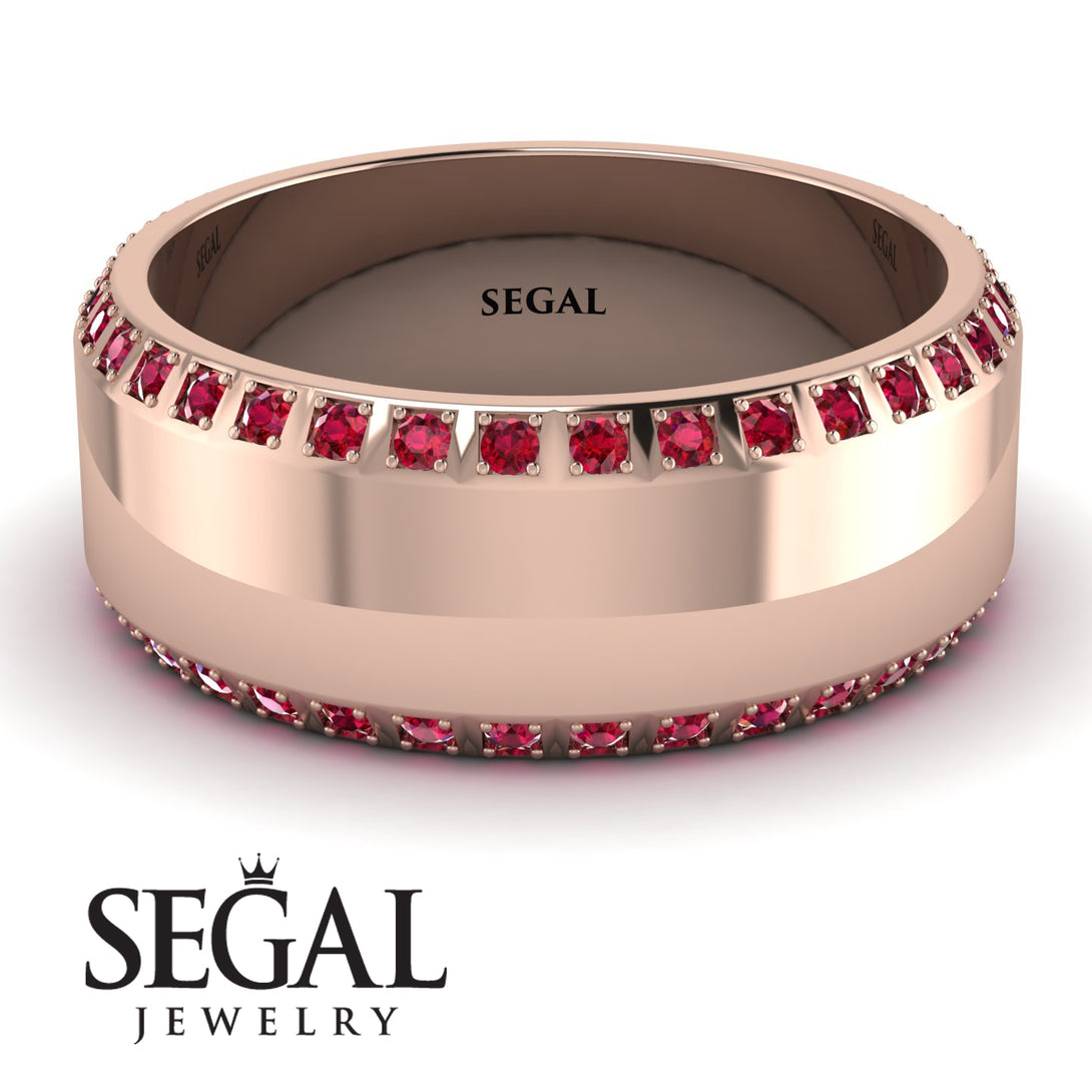 Eternity Ruby Wedding Band - Benjamin No. 11