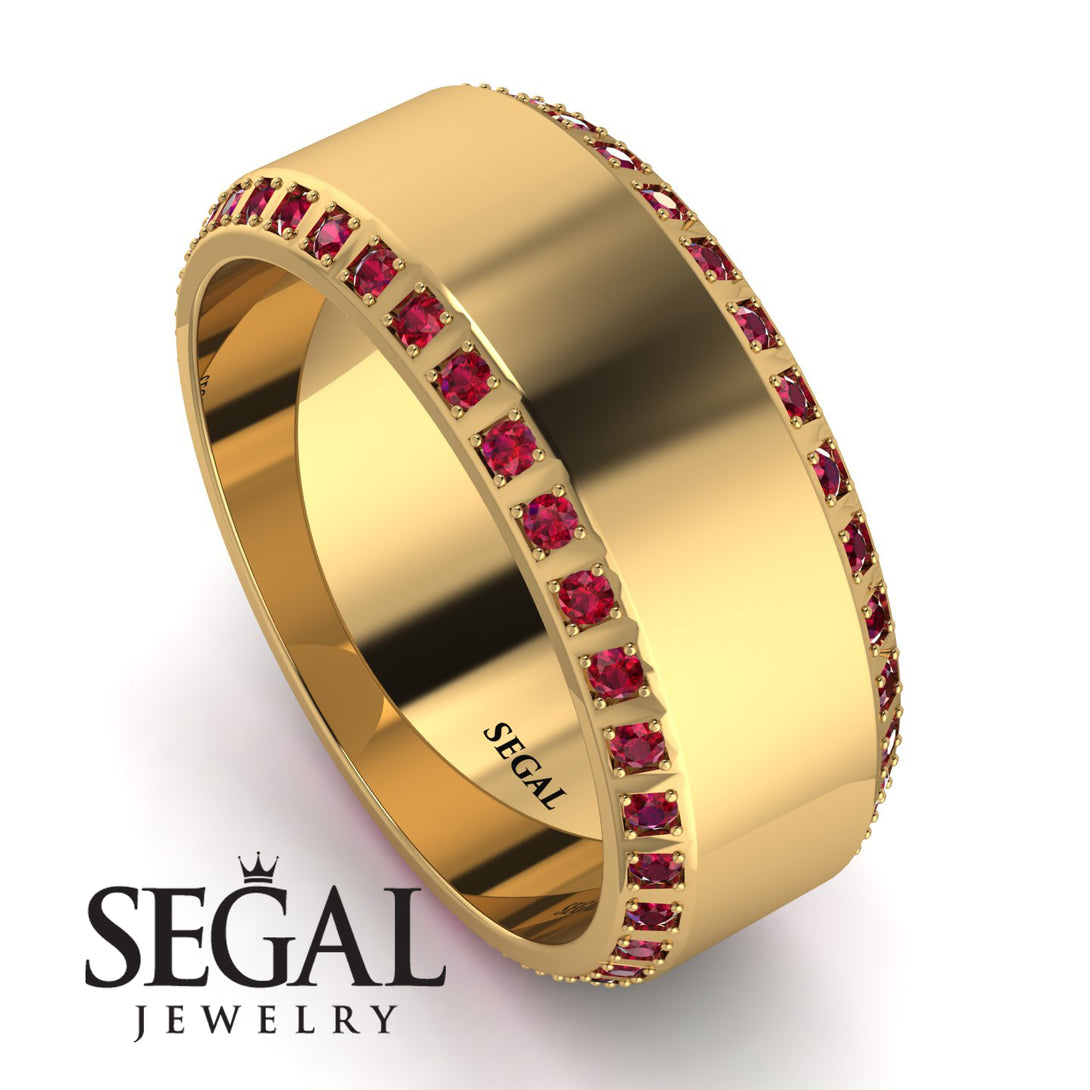 Eternity Ruby Wedding Band - Benjamin No. 10