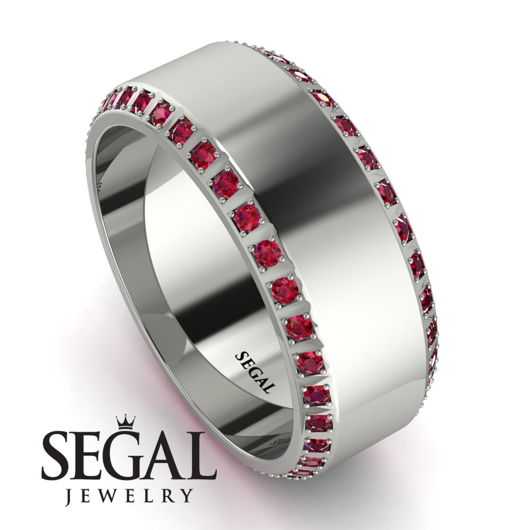 Eternity Ruby Wedding Band - Benjamin No. 12