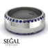 Eternity Sapphire Wedding Band - Benjamin No. 15