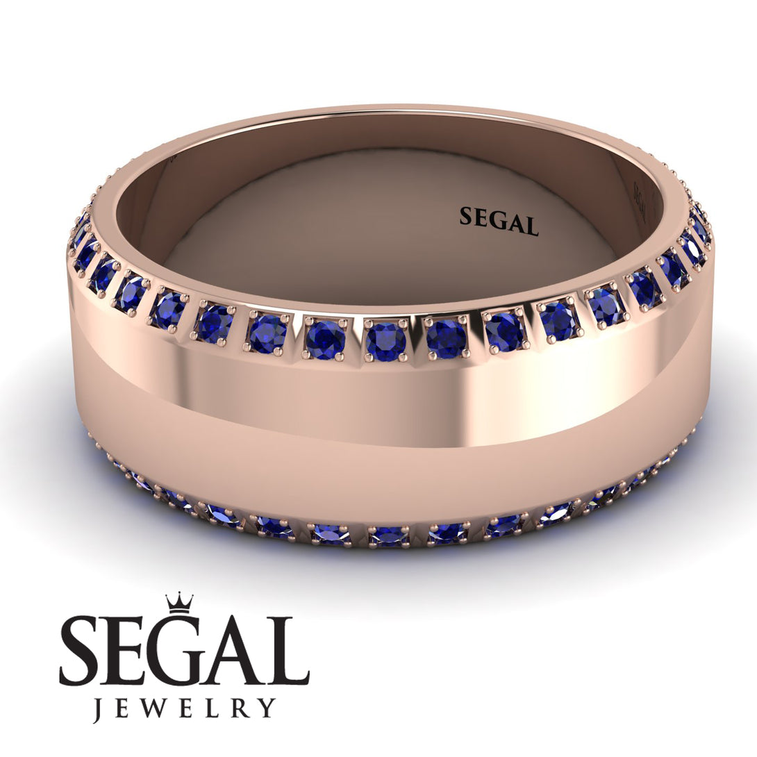 Eternity Sapphire Wedding Band - Benjamin No. 14