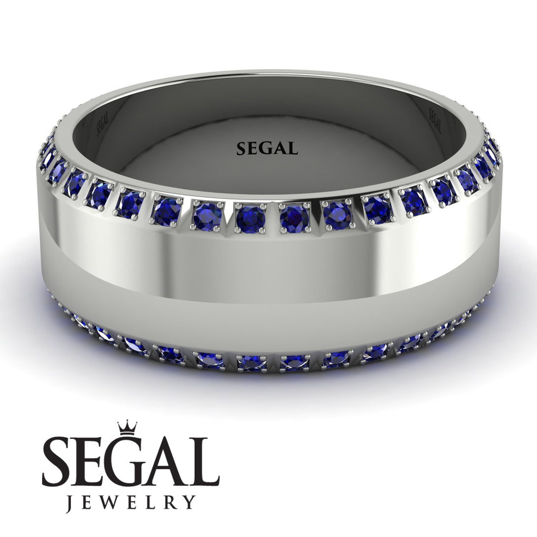 Eternity Sapphire Wedding Band - Benjamin No. 15