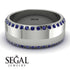 Eternity Sapphire Wedding Band - Benjamin No. 15