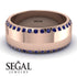 Eternity Sapphire Wedding Band - Benjamin No. 14