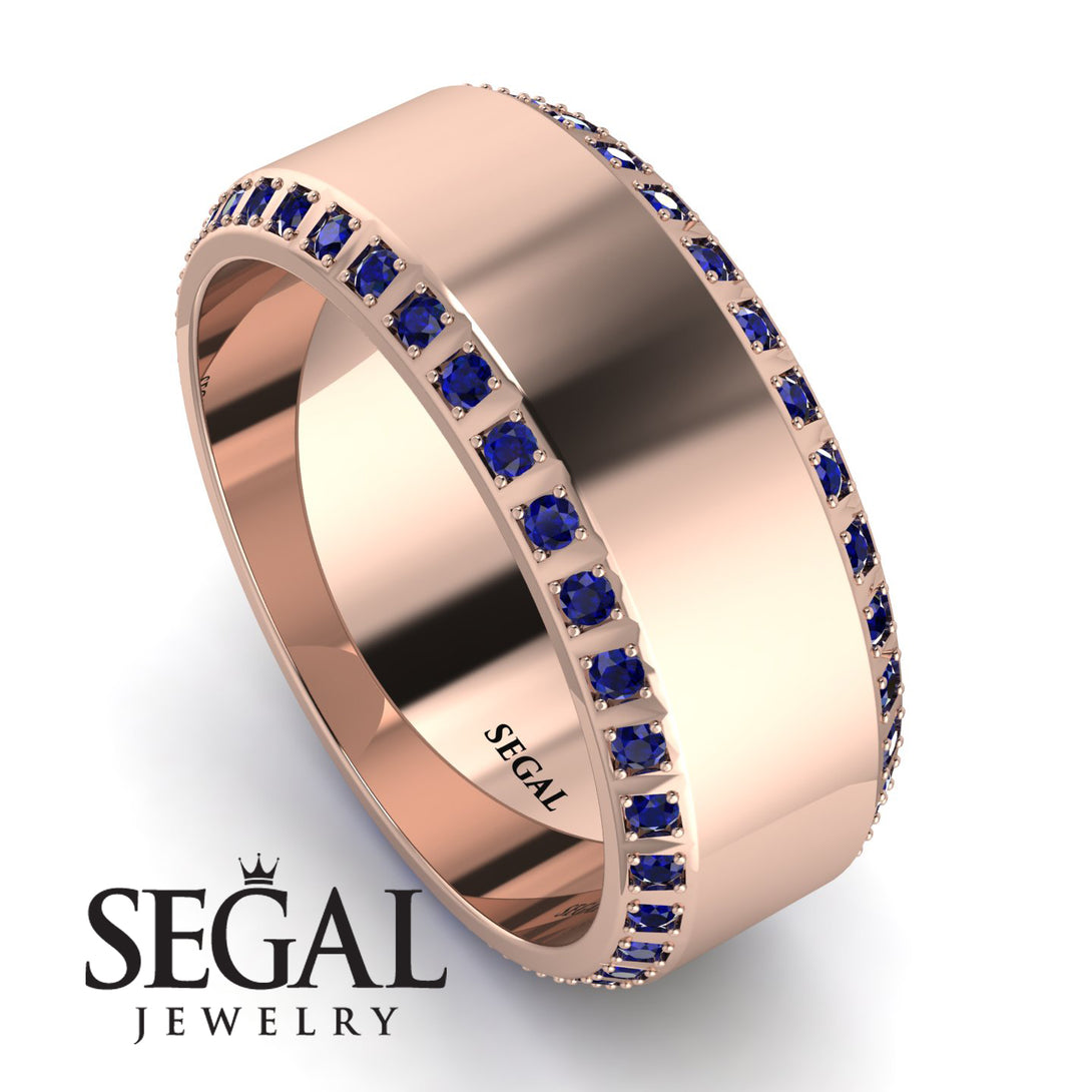 Eternity Sapphire Wedding Band - Benjamin No. 14
