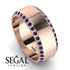 Eternity Sapphire Wedding Band - Benjamin No. 14