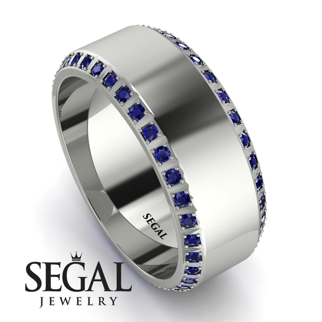 Eternity Sapphire Wedding Band - Benjamin No. 15