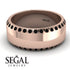 Eternity Black Diamond Wedding Band - Benjamin No. 8 image 6