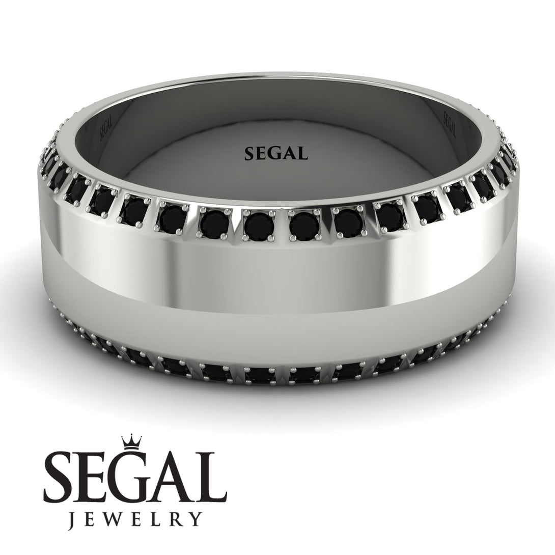 Eternity Black Diamond Wedding Band - Benjamin No. 9