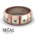Eternity Princess Emerald Wedding Ring - Michael No. 11 image 6