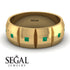 Eternity Princess Emerald Wedding Ring - Michael No. 10 image 2