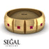 Eternity Princess Ruby Wedding Ring - Michael No. 7 image 2